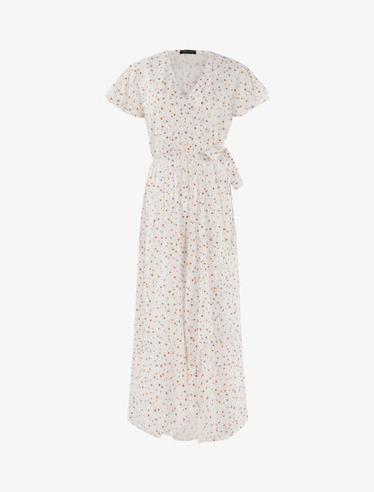 Robe à imprimé paquerettes - Écru - 1