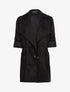 Veste asymétrique à cordon de serrage - Noir - 1