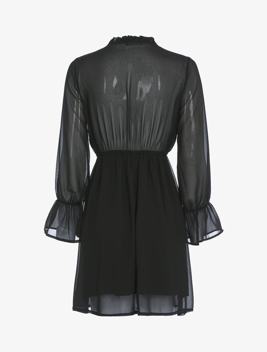 Robe patineuse fluide - Noir - 2