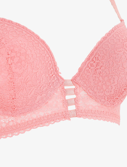 Ensemble en dentelle - Rose - 4