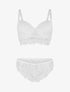 Ensemble push up et bande en dentelle - Blanc - 4