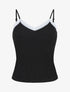 Ensemble pyjama côtelé débardeur et short - Noir - 6