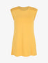 Robe pyjama unie - Jaune moutarde - 4