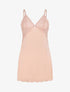 Robe nuisette à buste dentelle - Rose - 1