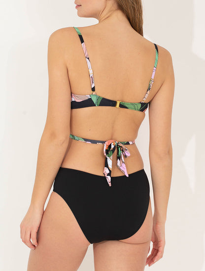 Maillot de bain une pièce ajouré - Noir - 2