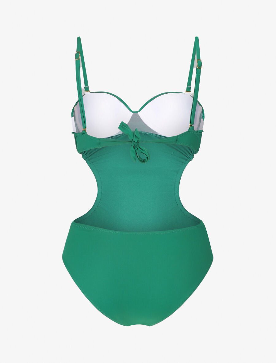 Trikini uni torsadé - Vert - 2