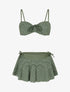 Ensemble de maillot de bain uni - Kaki - 1