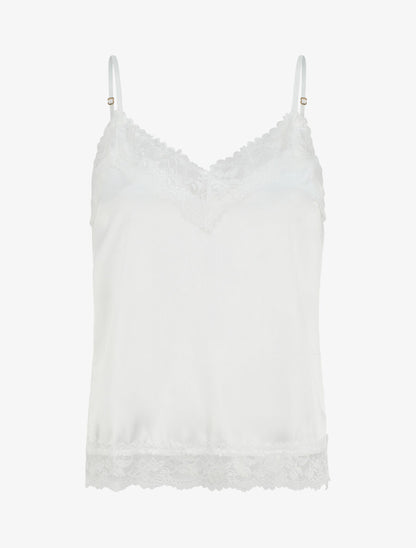 Ensemble caraco et short de pyjama à dentelle - Blanc - 6