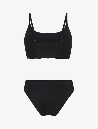 Ensemble brassière et culotte invisibles - Noir - 3